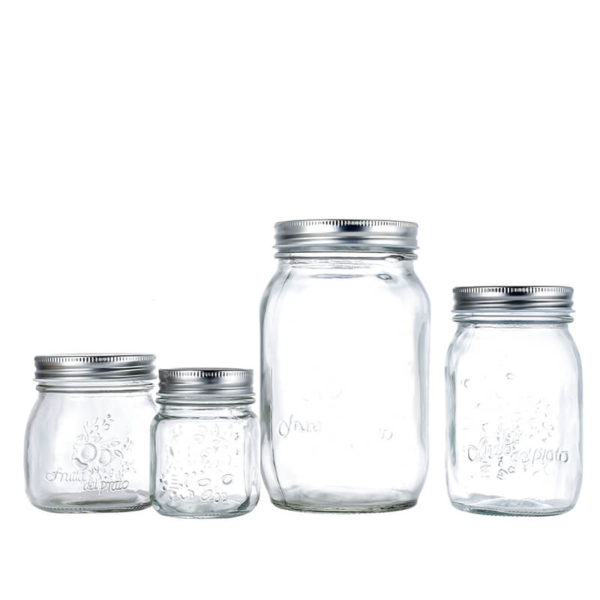 OEM 50ml/100ML/300ML/350ML/500ML/600ML/1000ML Glass Mason Jar