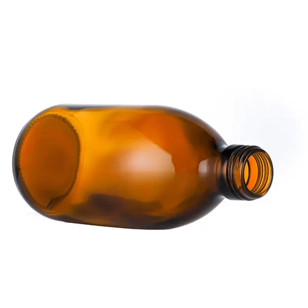 Amber syrup bottle medicine boston bottles wholesale - Image 2