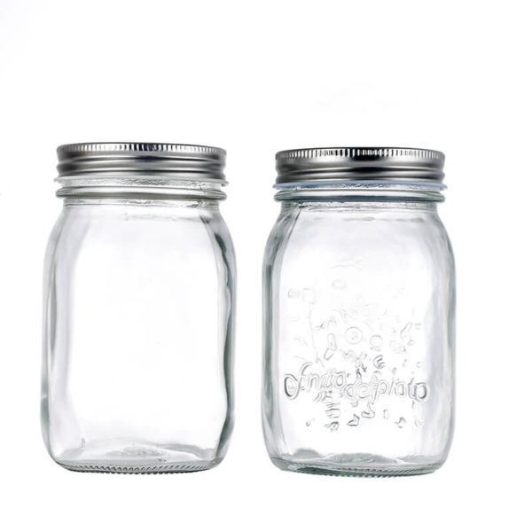 OEM 50ml/100ML/300ML/350ML/500ML/600ML/1000ML Glass Mason Jar - Image 3