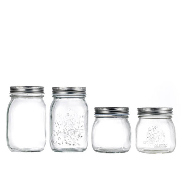 OEM 50ml/100ML/300ML/350ML/500ML/600ML/1000ML Glass Mason Jar - Image 4