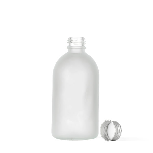 Empty frosted wine beverages glass bottles with food grade cap - Image 3