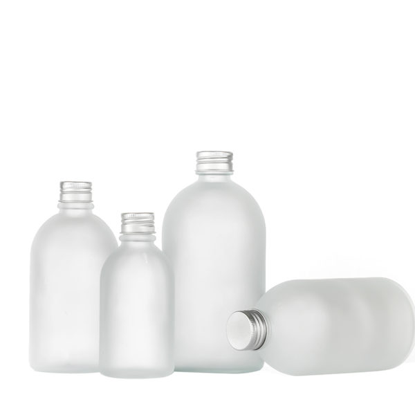 Empty frosted wine beverages glass bottles with food grade cap - Image 6