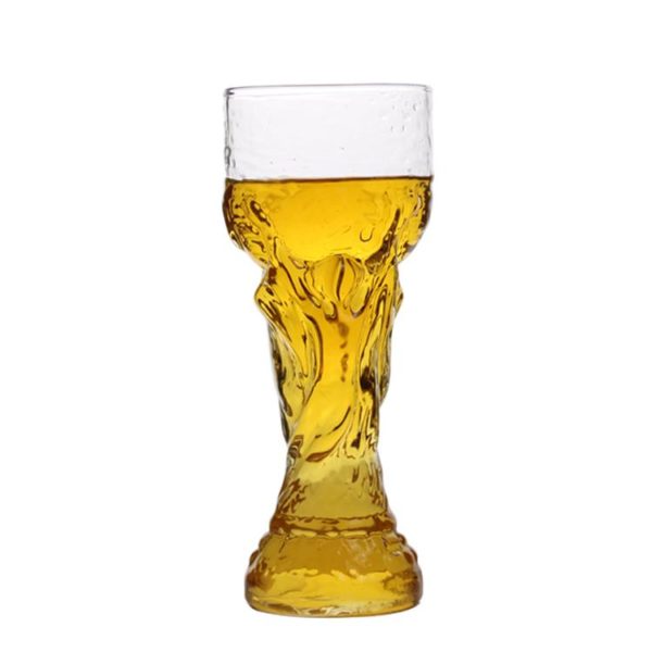 Special Unique World Cup-Qatar 2022 Emblem Shaped Beer Glasses