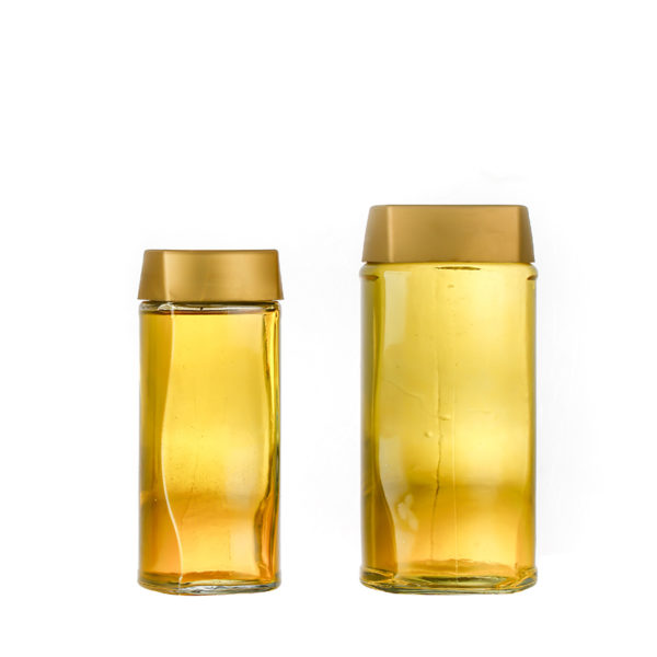 Best selling coffee jar clear glass food storage