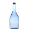 Round shaped blue glass wine bottle with screw cap wholesale - Image 3