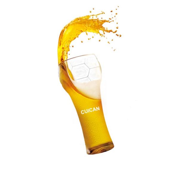 2022 World cup Football glass beer cup 450ml wholesale - Image 3
