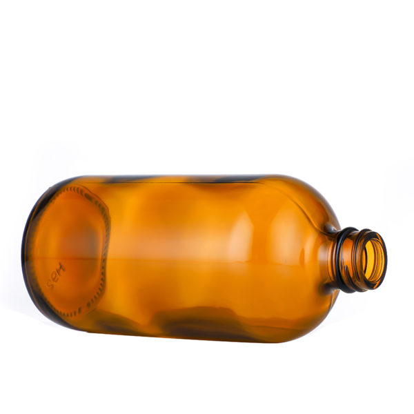 Amber boston round bottles Wholesale high quality - Image 2