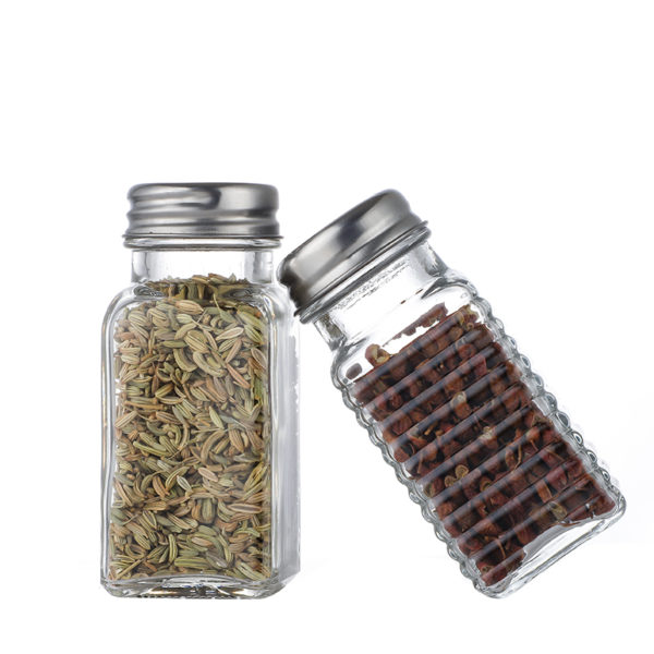 Easy use 2oz 3oz Kitchen Black Pepper Spice Glass Bottle/Jar - Image 3