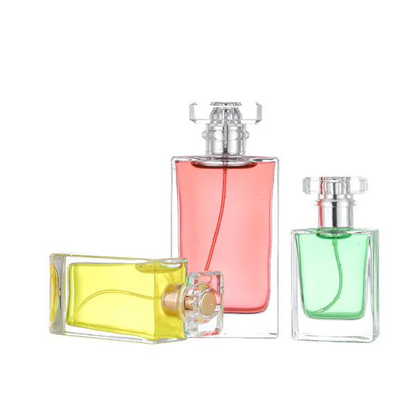 Hot sale empty square perfume bottle with lids wholesale - Image 2