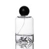 30ml 50ml 100ml clear or customized perfume glass bottle with round cap
