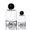 30ml 50ml 100ml clear or customized perfume glass bottle with round cap - Image 2